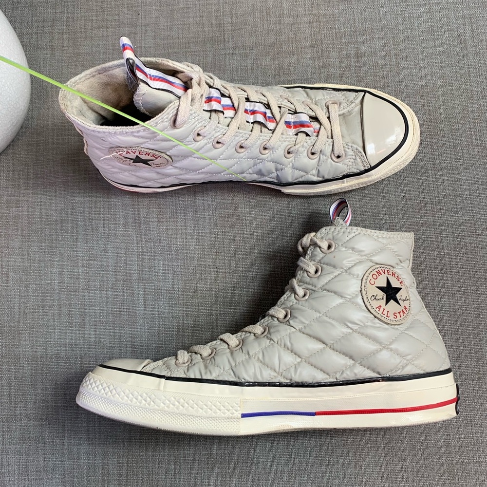 Converse high top quilted sneaker 7